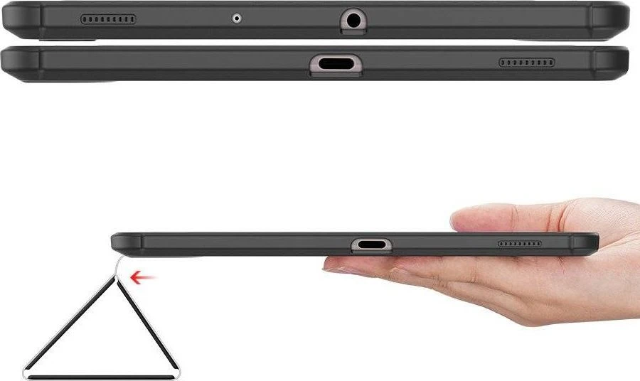 Dėklas Dux Ducis Toby Samsung P610/P615/P613/P619/P620/P625 Tab S6 Lite 10.4 juodas
