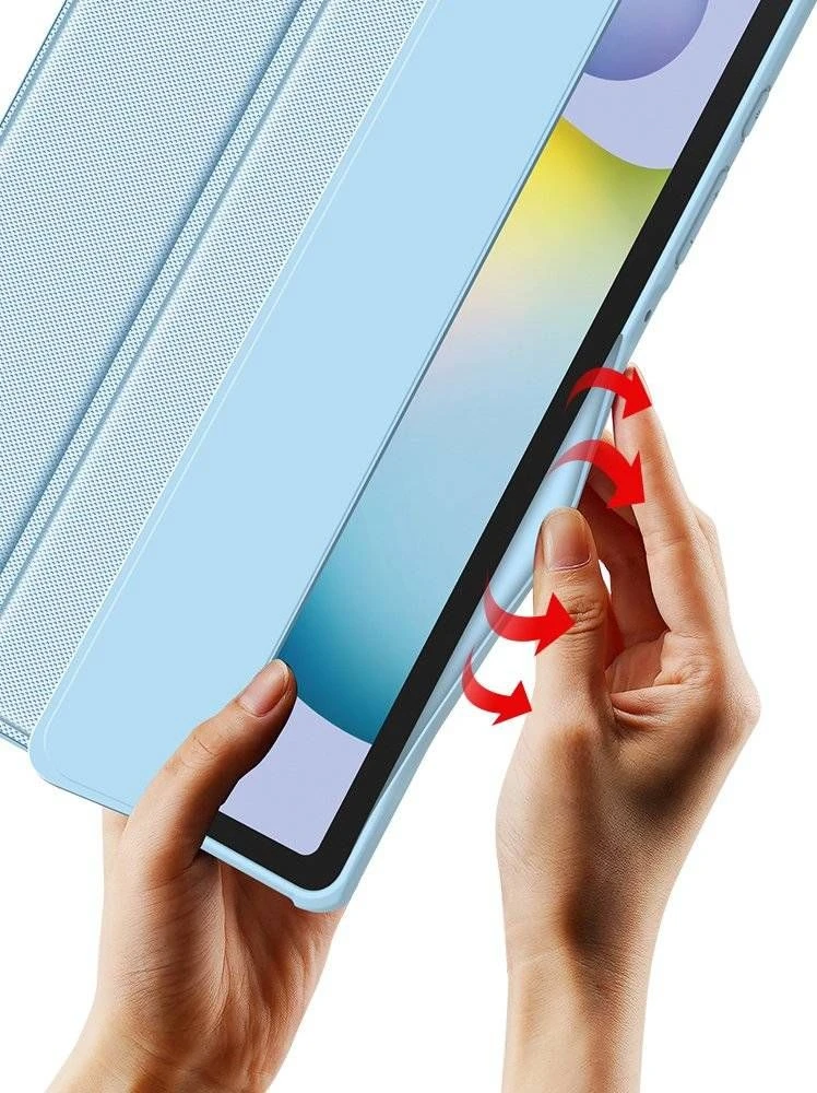 Dėklas Dux Ducis Toby Samsung P610/P615/P613/P619/P620/P625 Tab S6 Lite 10.4 juodas