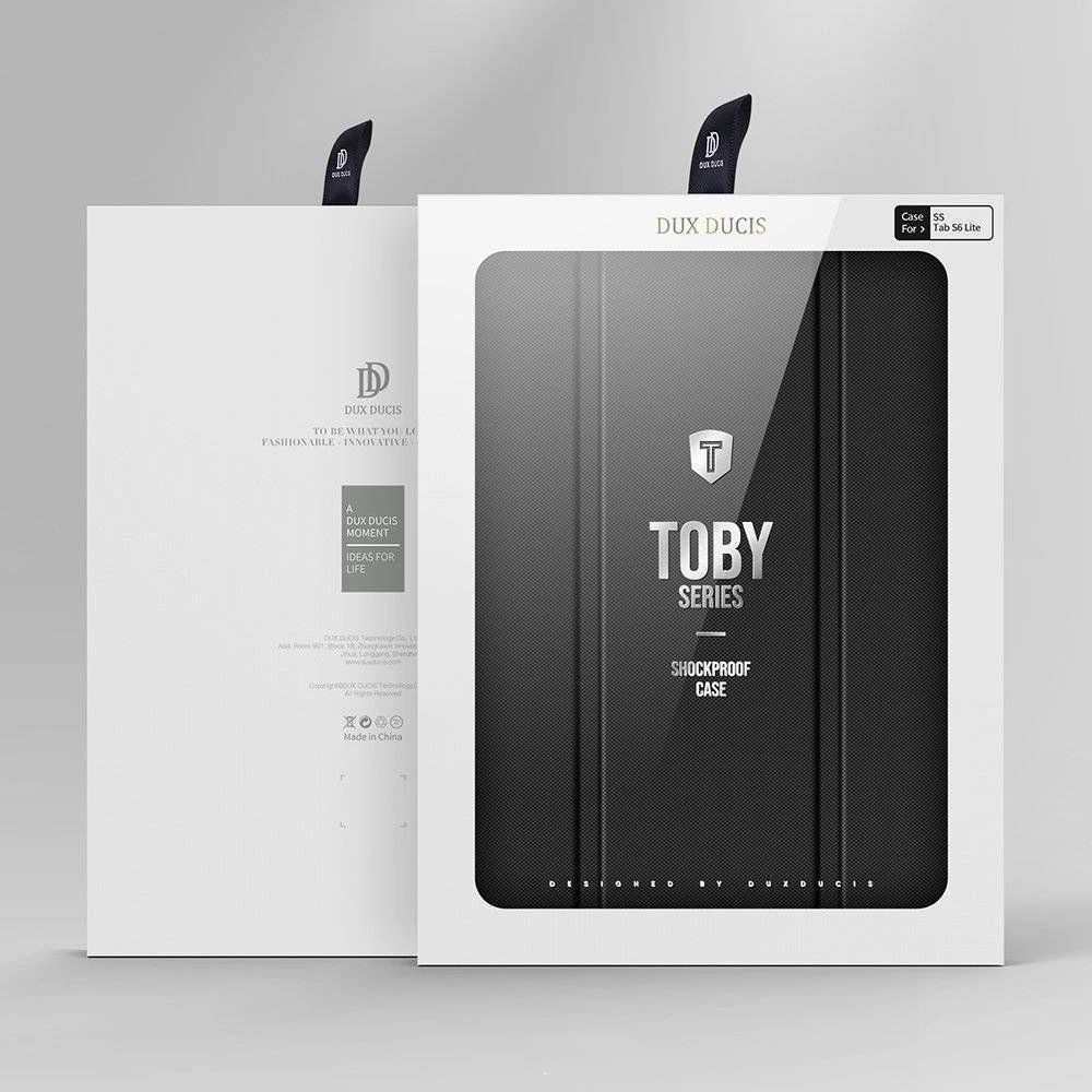 Dėklas Dux Ducis Toby Samsung P610/P615/P613/P619/P620/P625 Tab S6 Lite 10.4 juodas