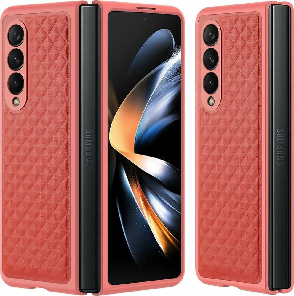 Dux Ducis Venice dėklas skirtas Samsung Galaxy Z Fold 4, raudonas