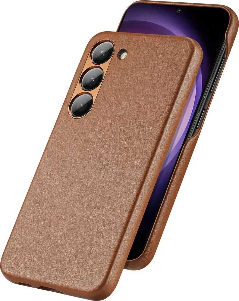 Dux Ducis Grit dėklas skirtas Samsung Galaxy S23+, rudas