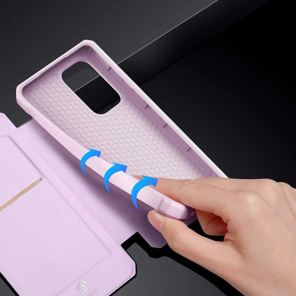 Dux Ducis Skin X Holster Samsung Galaxy A73 dėklas telefonui rožinės spalvos