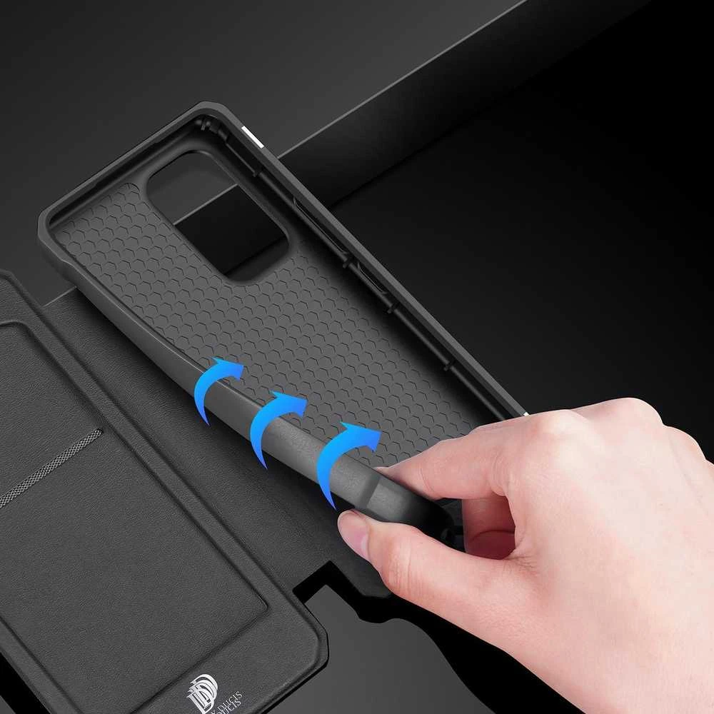Dux Ducis Skin X Holster Samsung Galaxy A73 dėklas telefonui juodos spalvos