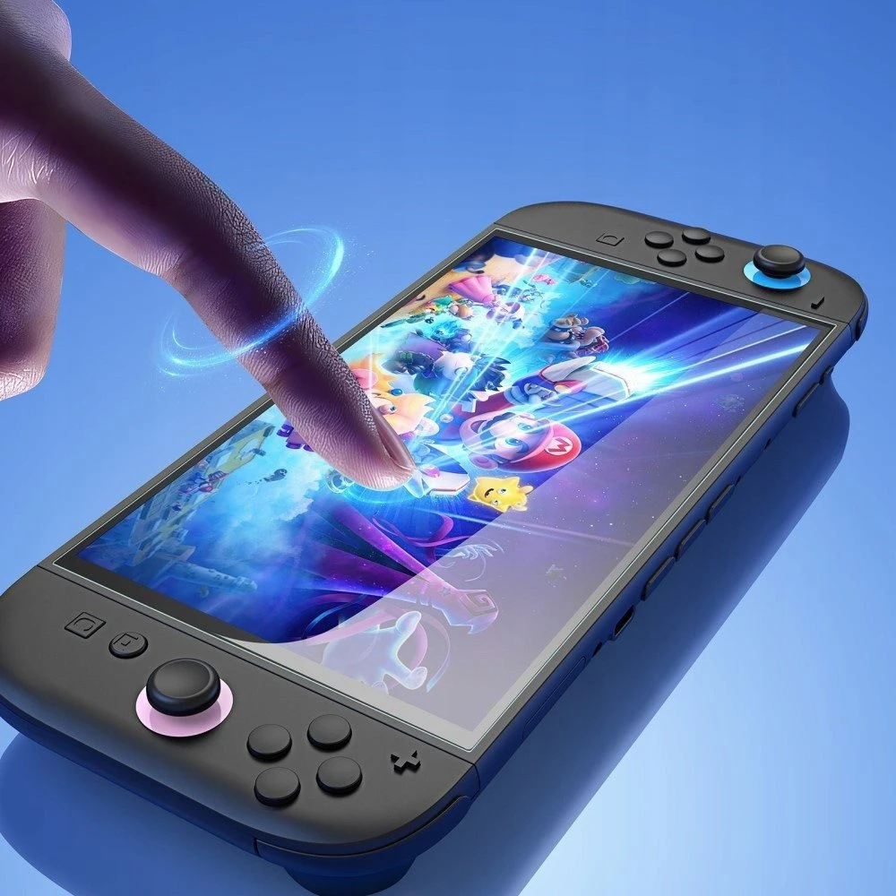 Apsauginis stiklas Dux Ducis HD skirtas Nintendo Switch 2 su klijavimo rėmeliu