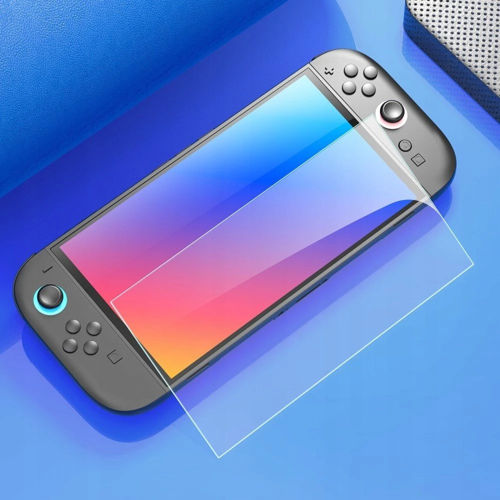 Apsauginis stiklas Dux Ducis HD skirtas Nintendo Switch 2 su klijavimo rėmeliu