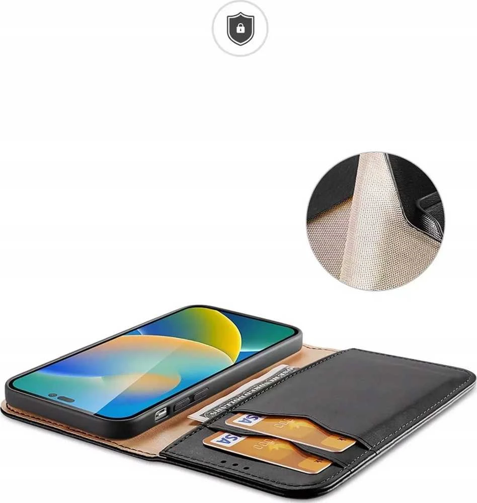 Dux Ducis Hivo dėklas skirtas iPhone 14 Pro, rudas