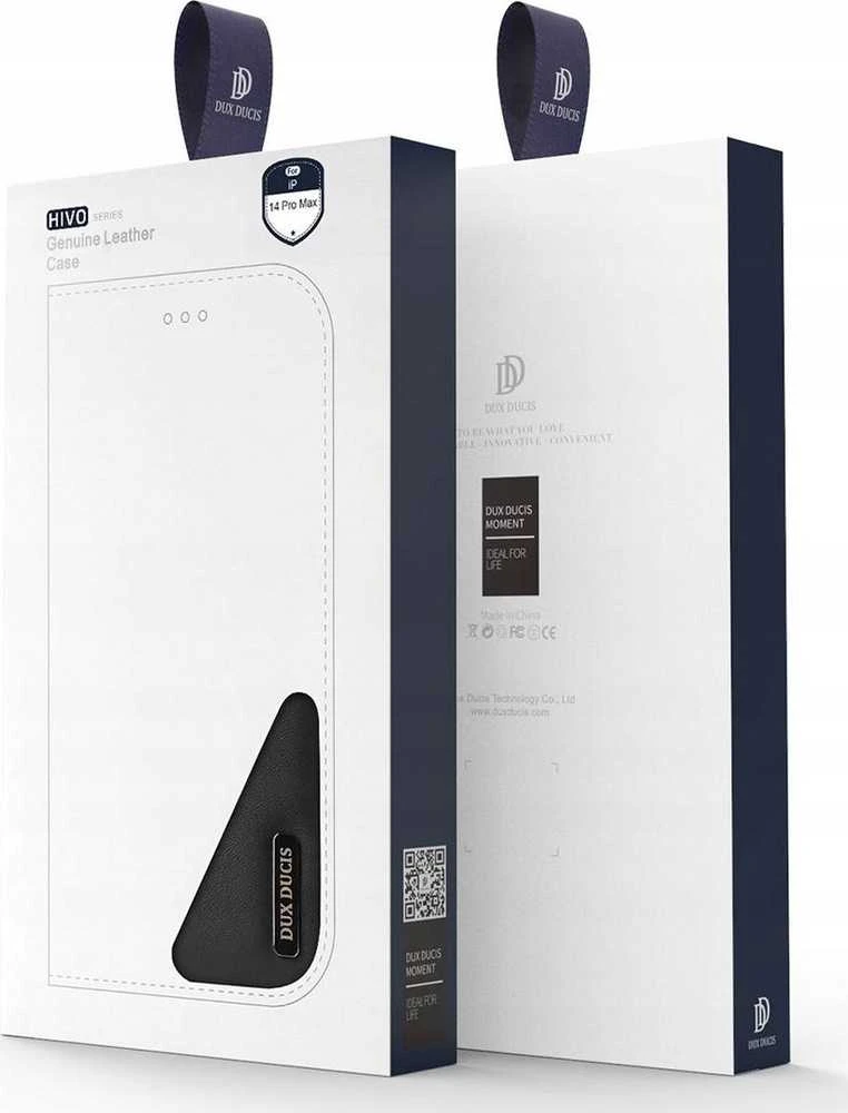 Dux Ducis Hivo dėklas skirtas iPhone 14 Pro Max, rudas
