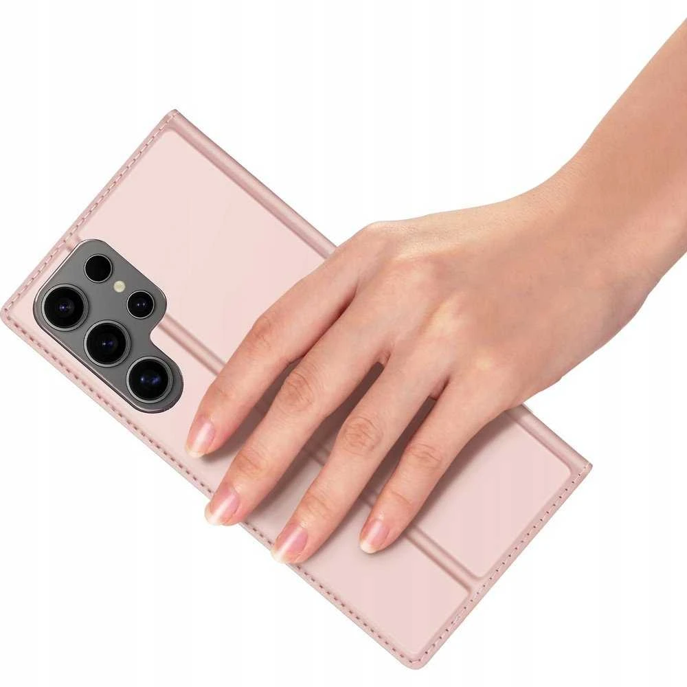 Dėklas Dux Ducis Skin Pro Samsung S938 S25 Ultra rožinio aukso