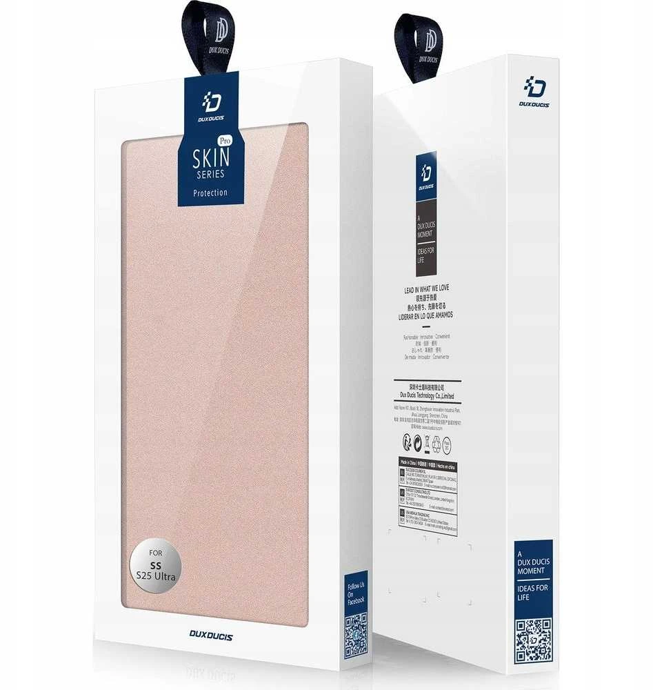 Dėklas Dux Ducis Skin Pro Samsung S938 S25 Ultra rožinio aukso