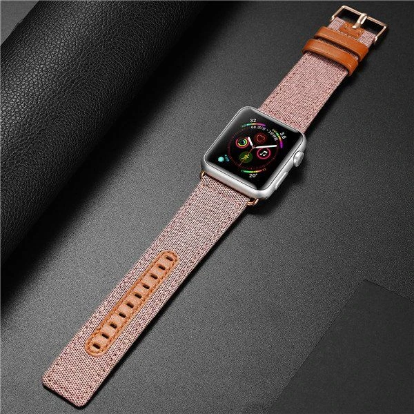 Dux Ducis Litchi Grain Band dirželis opaska bransoleta do Watch 4 40mm / Watch 3 38mm / Watch 2 38mm / Watch 1 38mm juoda universalus