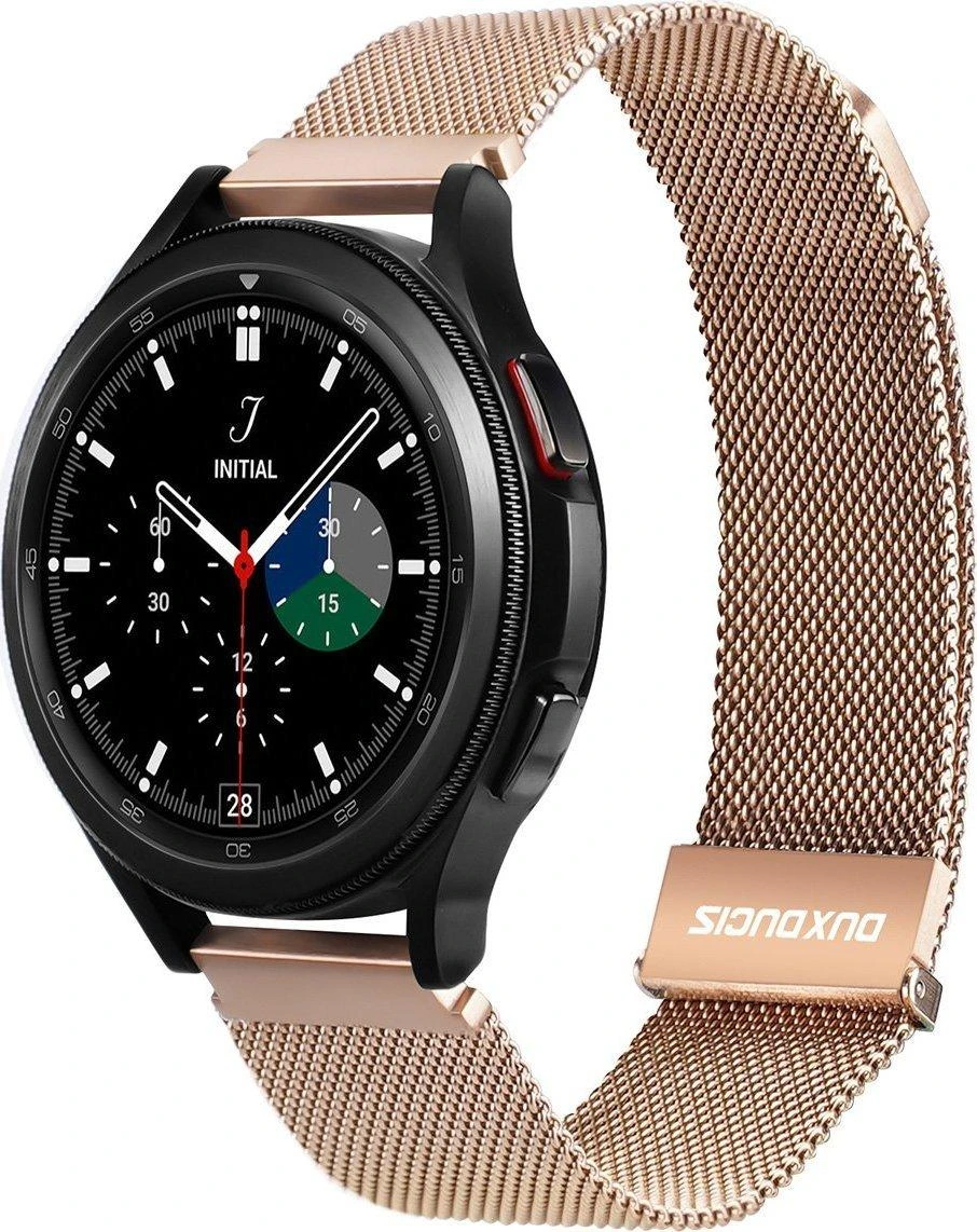 Išmaniojo laikrodžio Samsung Galaxy/Huawei/Xiaomi magnetinis dirželis, Auksinės spalvos, 22mm