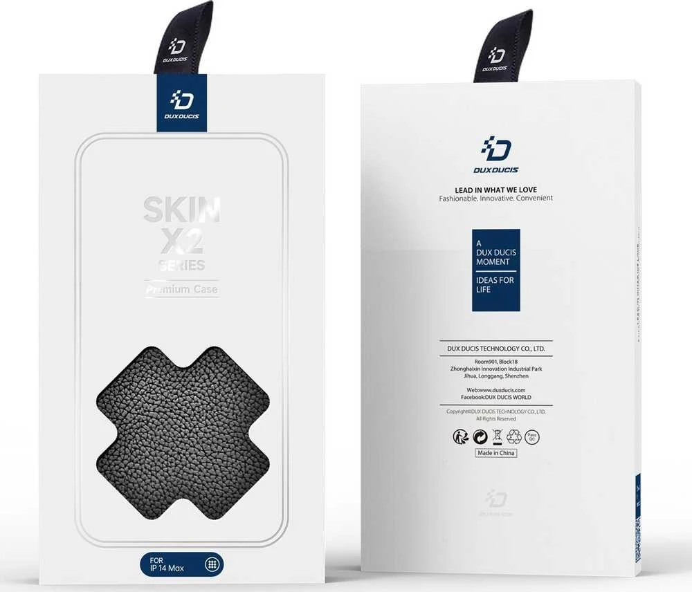 Dux Ducis Skin X2 dėklas skirtas iPhone 14 Plus, juodas