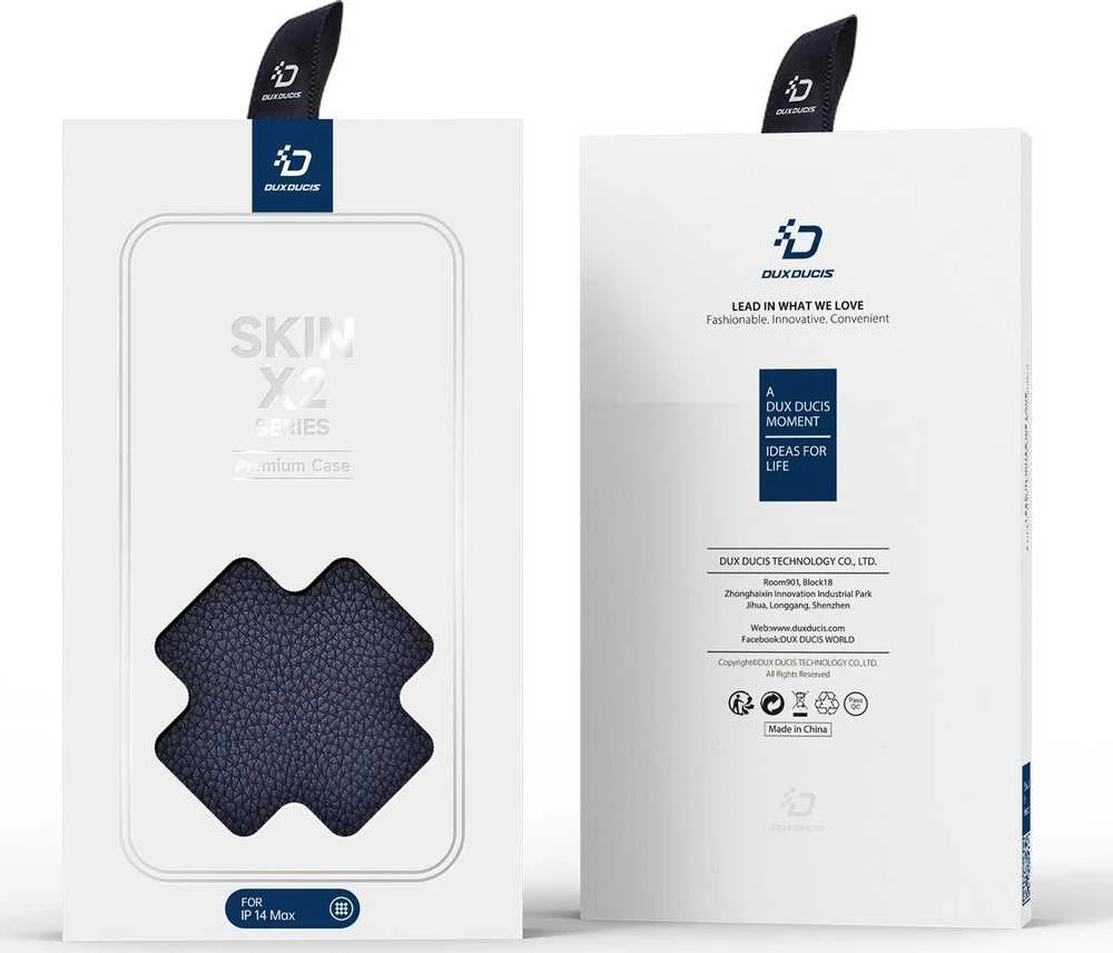 Dux Ducis Skin X2 dėklas skirtas iPhone 14 Plus, mėlynas