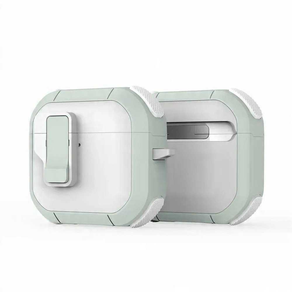 DUX DUCIS PECP - TPU+PC apsauginis dėklas skirtas AirPods 4 baltas žalias