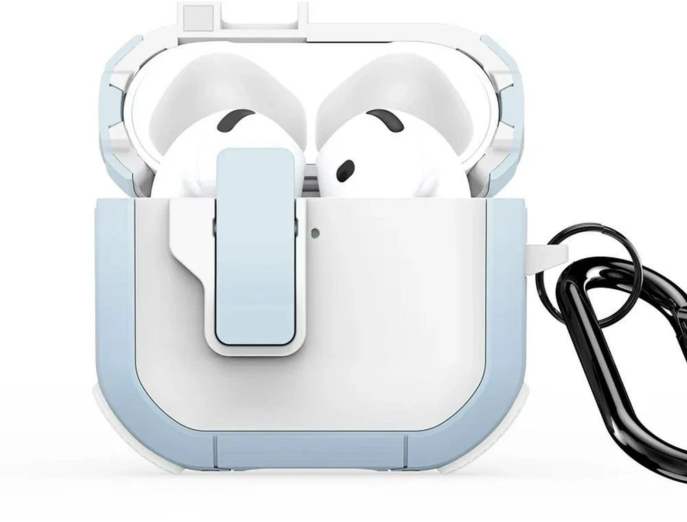 DUX DUCIS PECP - TPU+PC apsauginis dėklas skirtas AirPods 4 baltas mėlynas