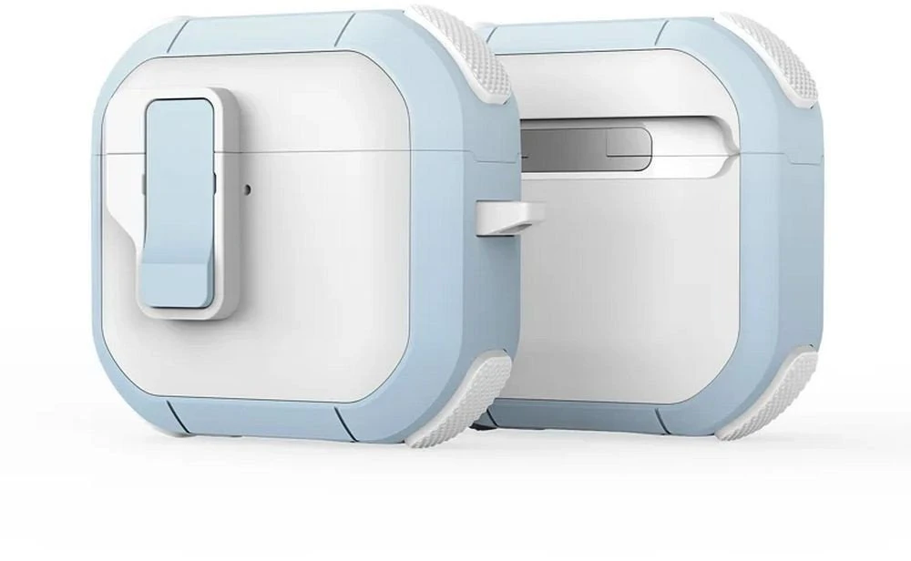 DUX DUCIS PECP - TPU+PC apsauginis dėklas skirtas AirPods 4 baltas mėlynas