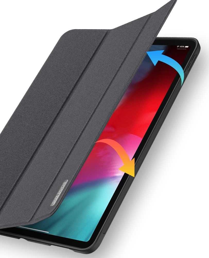 Dėklas Dux Ducis Domo Apple iPad Air 4/5/6/7/M4 2020/2022/2024/2025/2026 10.9/11 juodas