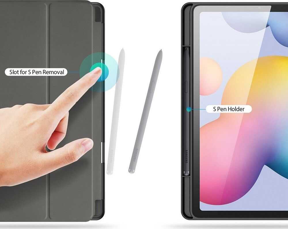 Dux Ducis Planšetinis kompiuteris Duke Duke DUKE'S HOUSE GALAXY TAB S6 LITE 10.4 P610 / P615 Juodas