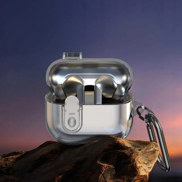 DUX DUCIS SECI - apsauginis dėklas skirtas Samsung Galaxy Buds 3/ Buds 3 Pro skaidrus
