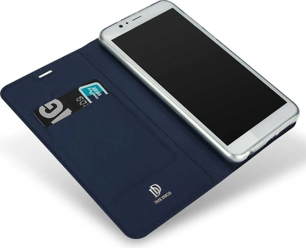 Dux Ducis Premium atverčiamas dėklas skirtas Huawei Mate 10, mėlynas