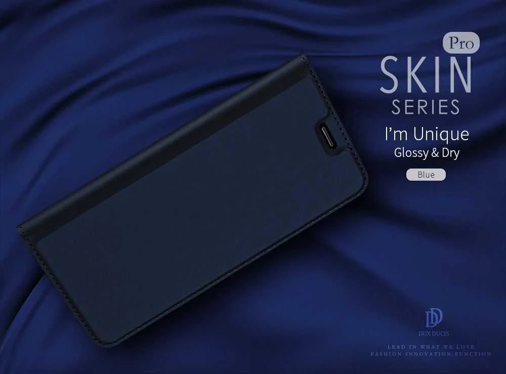 Dux Ducis Premium atverčiamas dėklas skirtas Huawei Mate 10, mėlynas