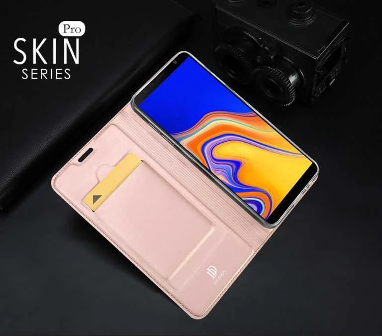 Dux Ducis Premium atverčiamas dėklas skirtas Samsung A920 Galaxy A9 (2018), Rose Gold