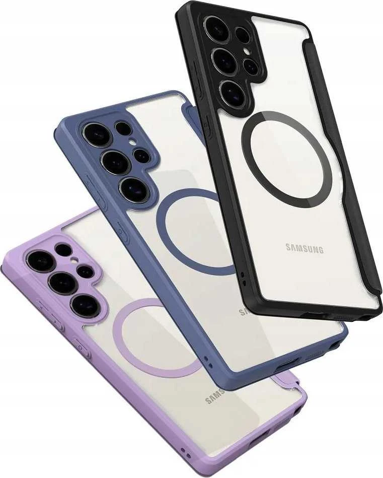Dux Ducis Skin X Pro Samsung Galaxy S25 Ultra with MagSafe and Wallet – dėklas telefonui juodos spalvos