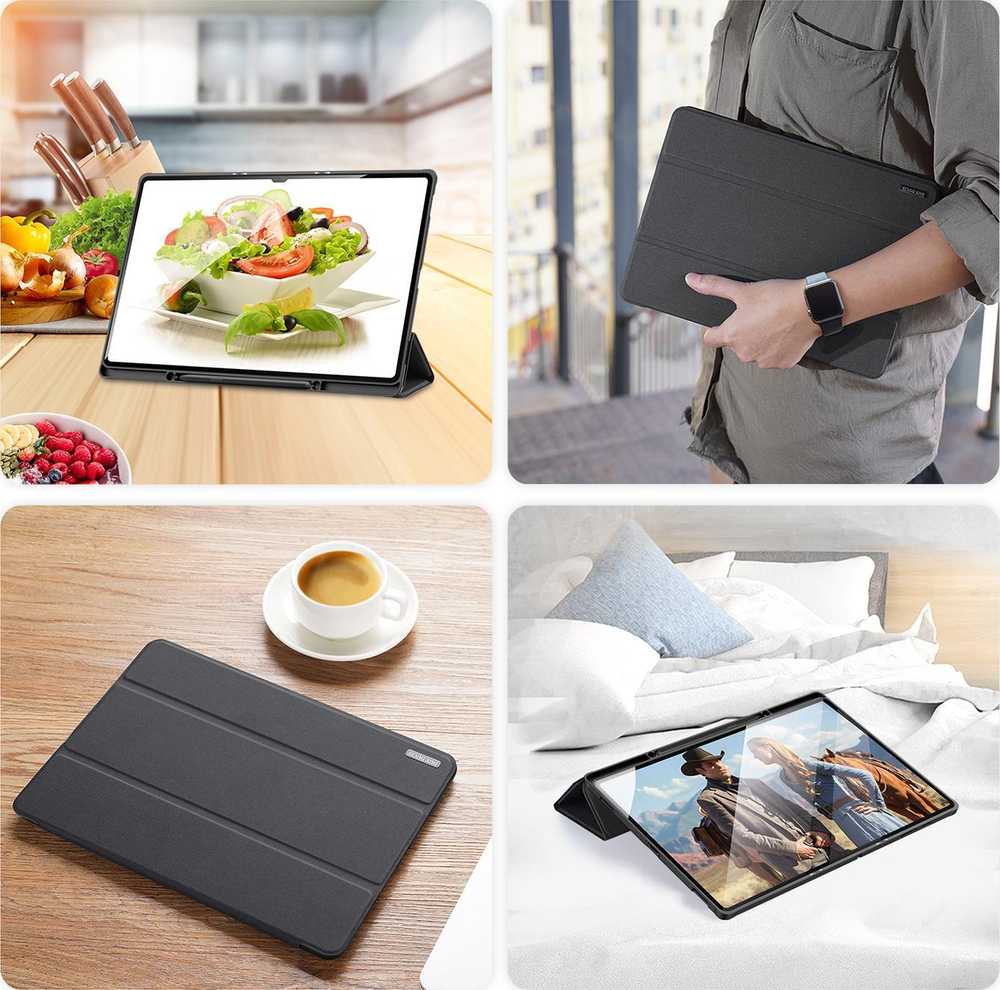Dėklas Dux Ducis Domo Samsung X900/X906 Tab S8 Ultra juodas