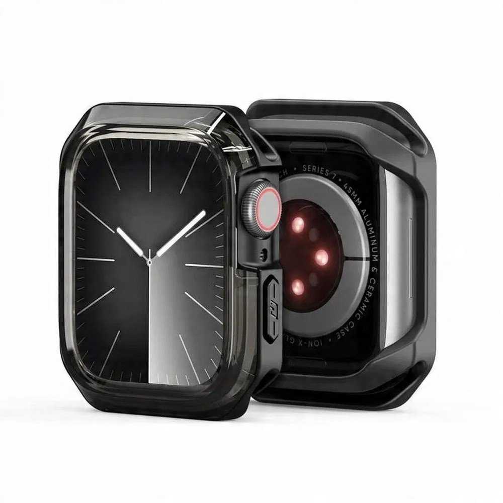 DUX DUCIS dėklas TAMO for Apple Watch series 10 46 mm skaidrus with juodos spalvos