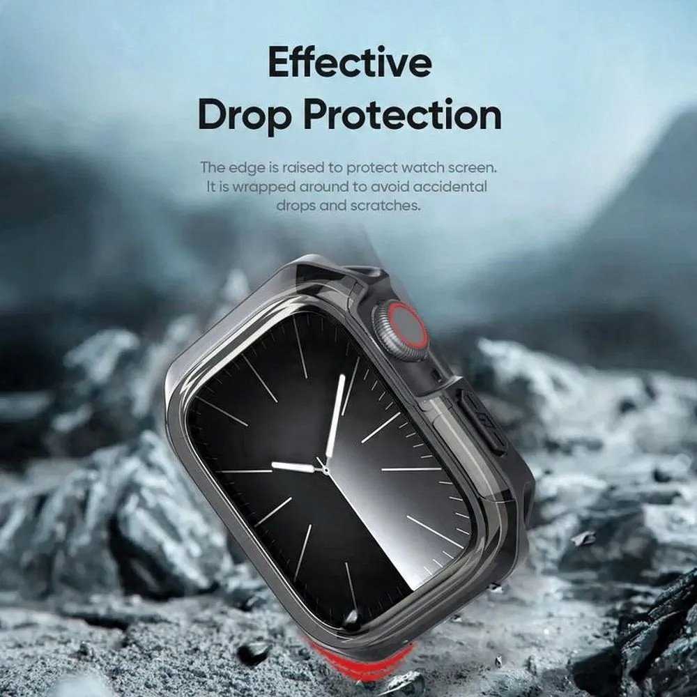 DUX DUCIS dėklas TAMO for Apple Watch series 10 46 mm skaidrus with juodos spalvos