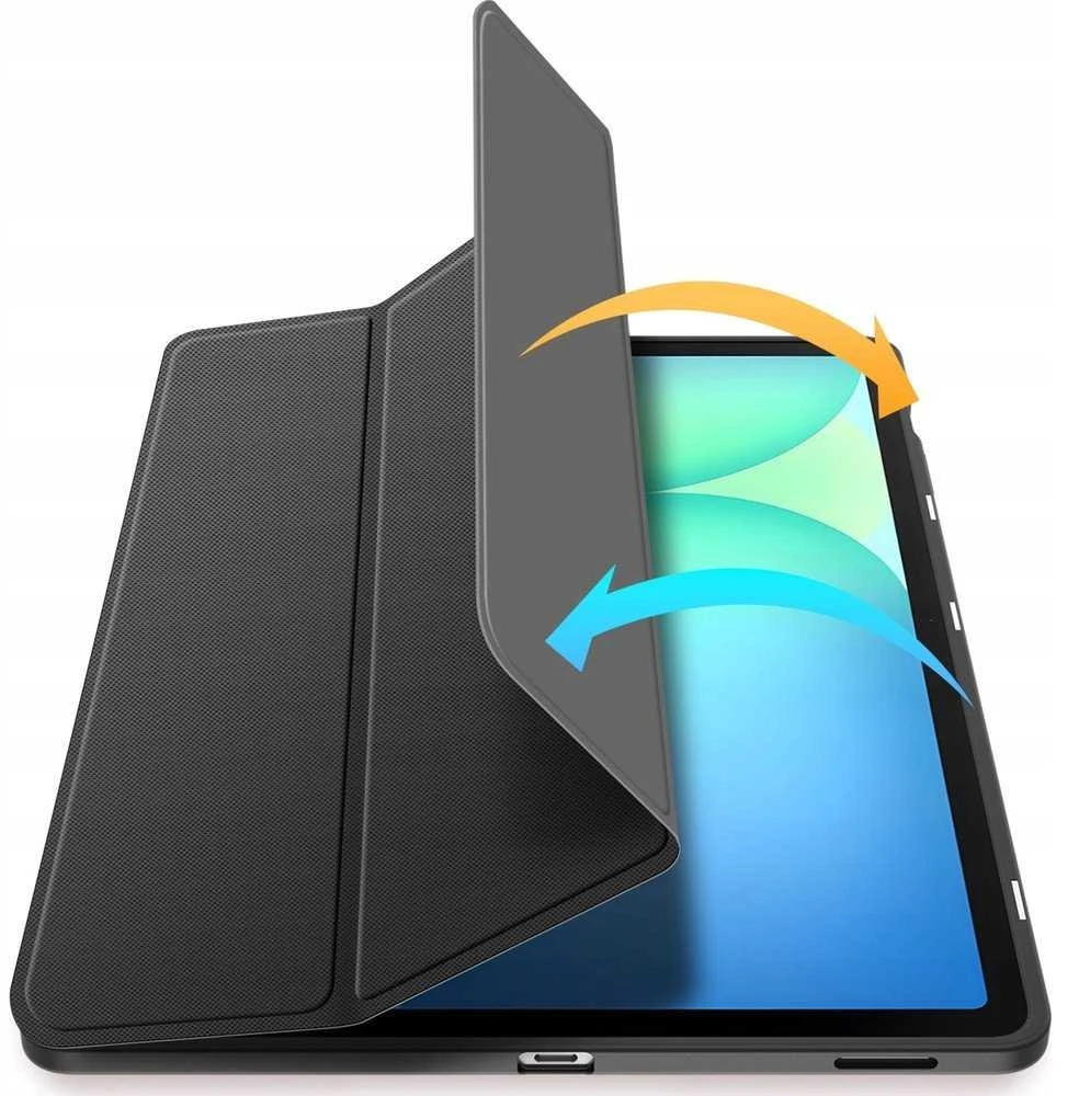 DUX DUCIS dėklas TOBY su pencil storage skirtas Samsung Galaxy Tab S10 FE Plus juodos spalvos