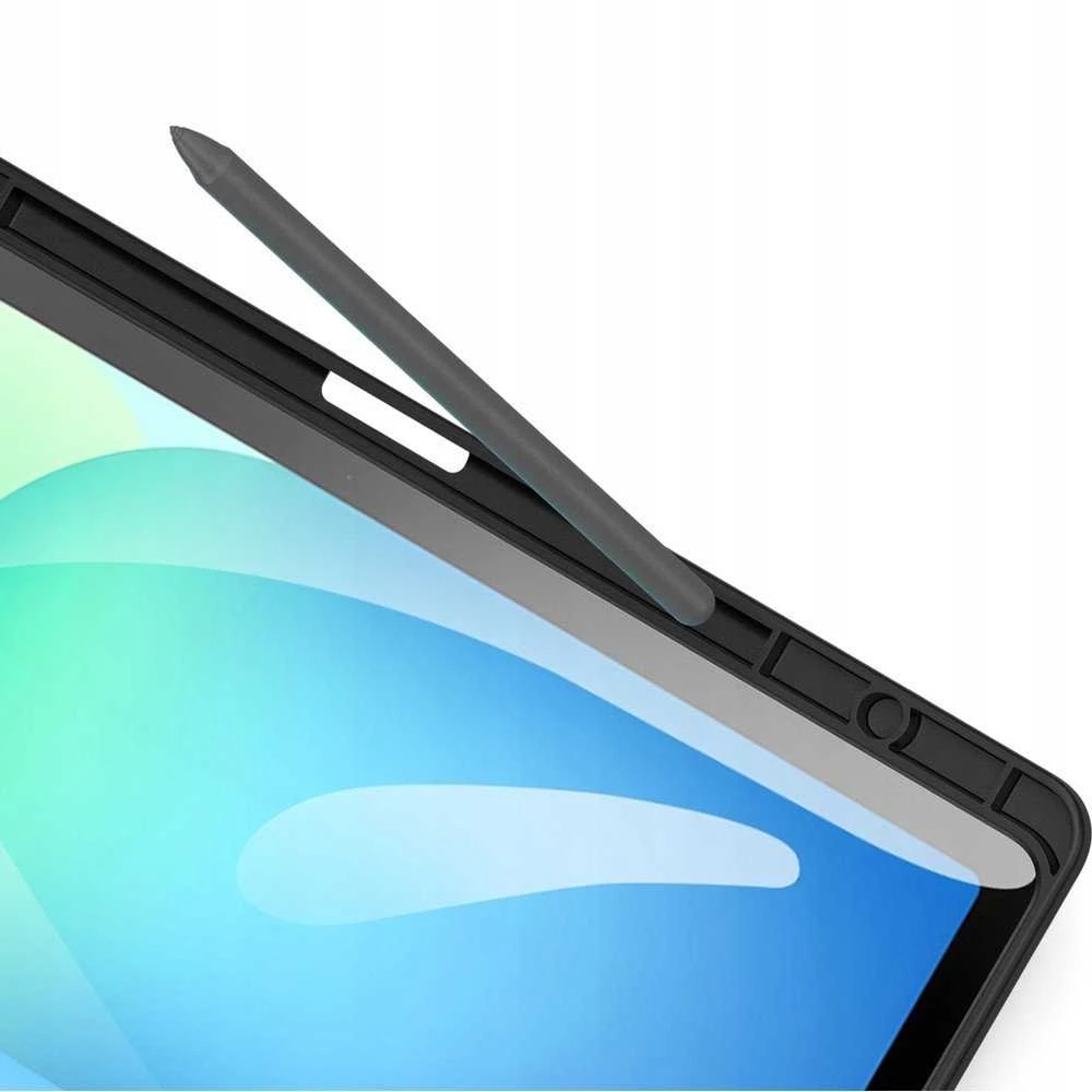 DUX DUCIS dėklas TOBY su pencil storage skirtas Samsung Galaxy Tab S10 FE Plus juodos spalvos