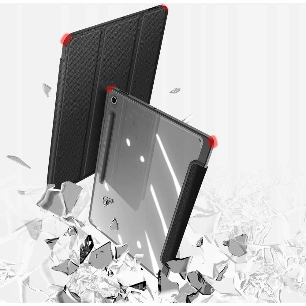 DUX DUCIS dėklas TOBY su pencil storage skirtas Samsung Galaxy Tab S10 FE Plus juodos spalvos