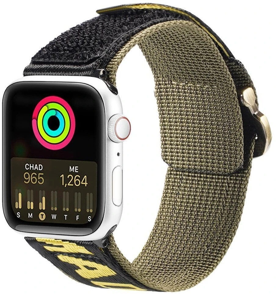 Dux Ducis Dirželis Dux Ducis Sport Velcro Strap for Apple Watch 42/44/45/46/49MM Žalias