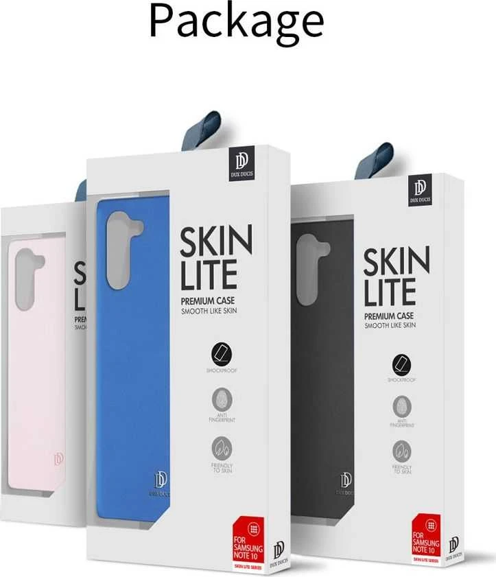 Dux Ducis Skin Lite dėklas skirtas Samsung N970 Note 10, rožinis