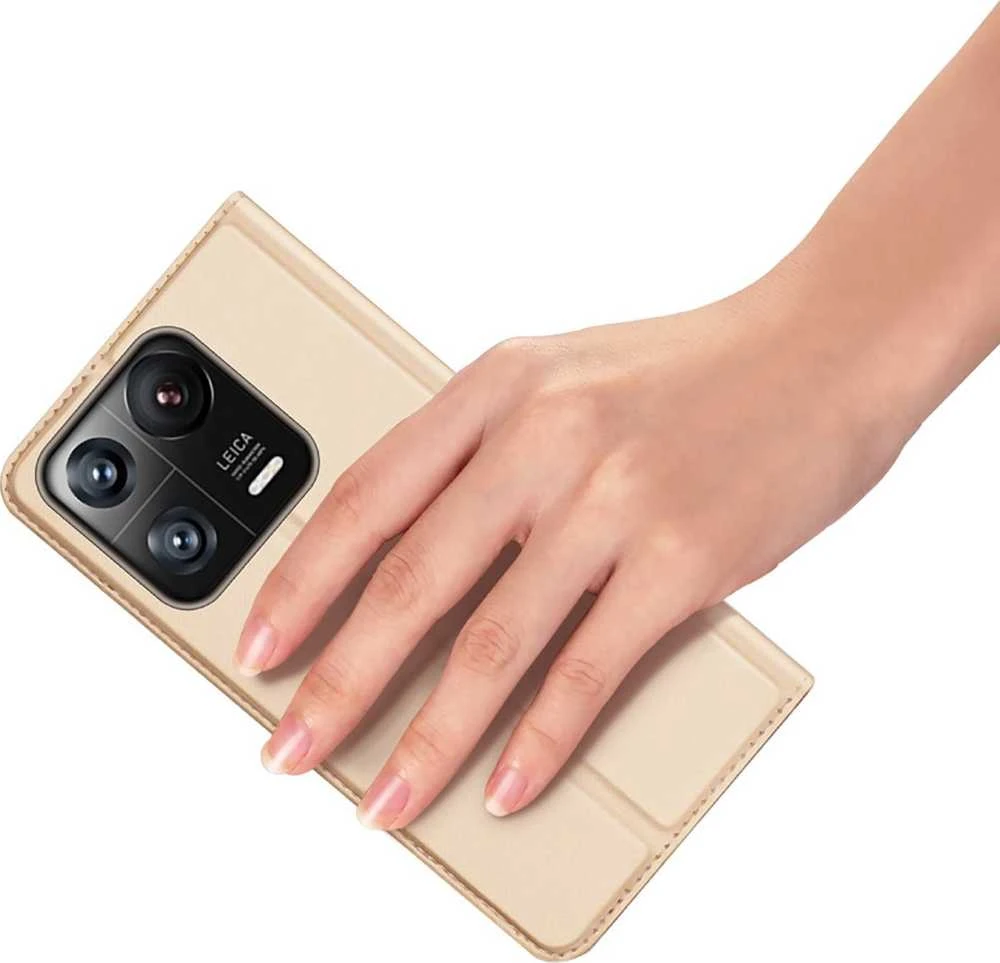 Dux Ducis Skin Pro dėklas skirtas Xiaomi 13 Pro, auksinis