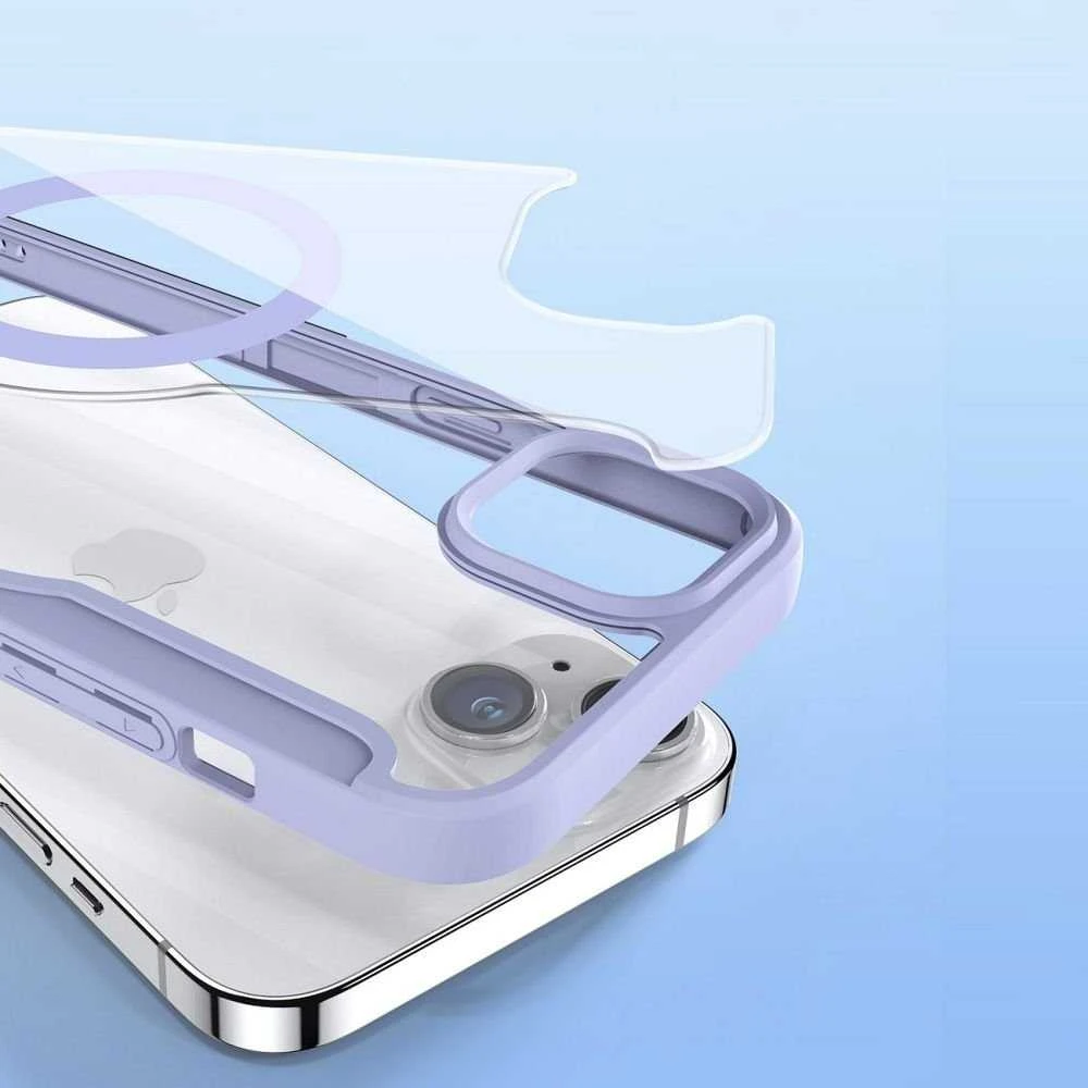 Dėklas Dux Ducis Skin X Pro Apple iPhone 15 Plus violetinis