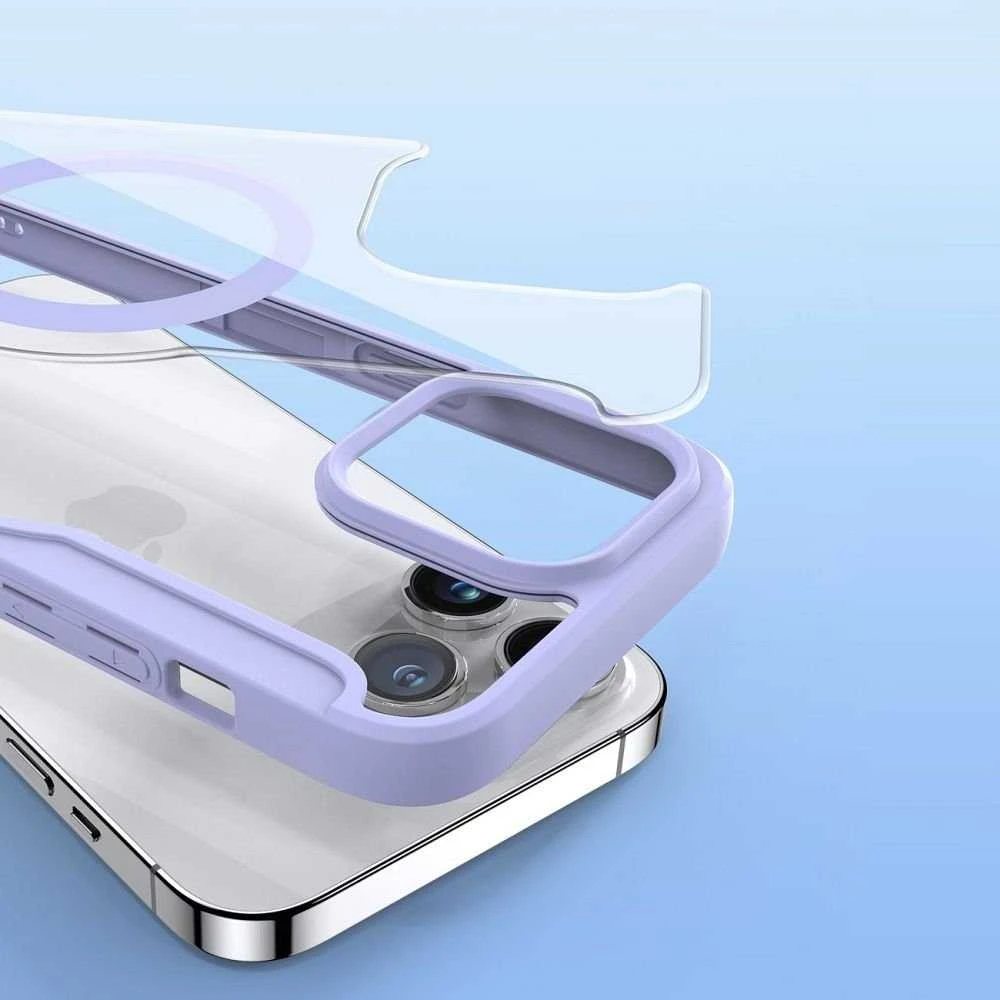 Dėklas Dux Ducis Skin X Pro Apple iPhone 15 Pro Max violetinis