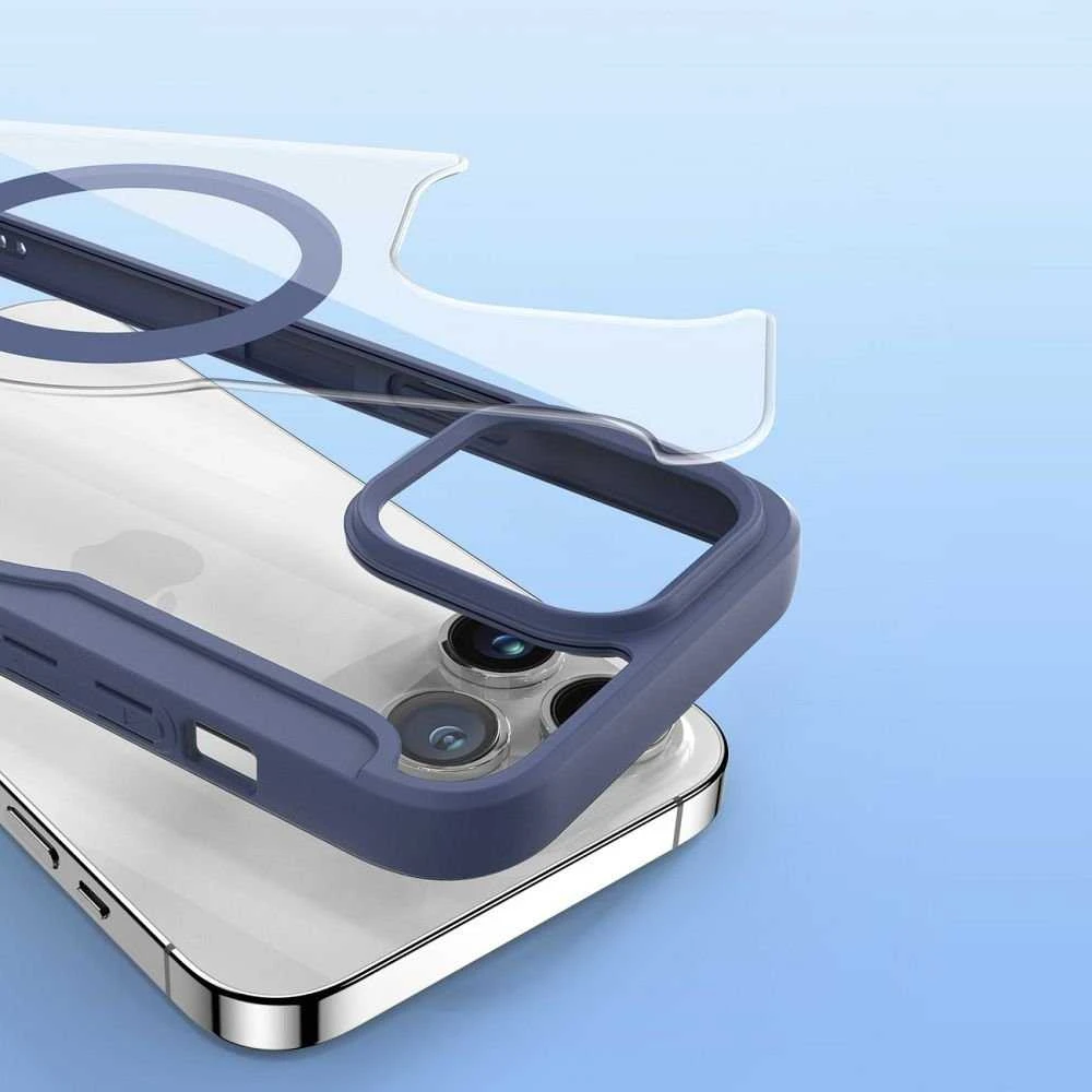 Dėklas Dux Ducis Skin X Pro Apple iPhone 15 Pro Max mėlynas