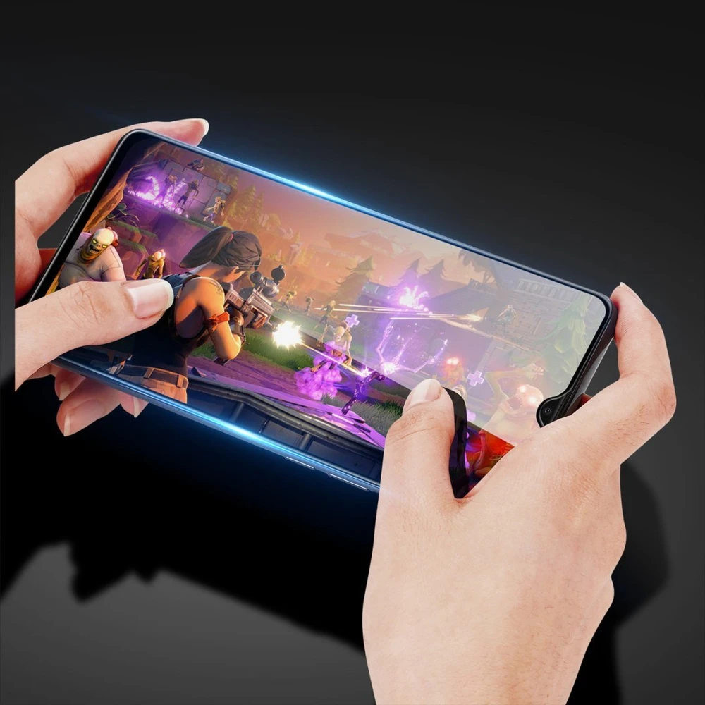 Dux Ducis 9D Apsauginis stiklas Screen Protector skirtas Xiaomi Redmi A2 / Redmi A1 9H su juodos spalvos Frame