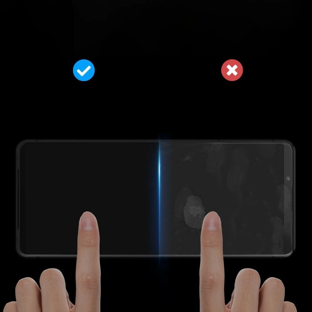 Dux Ducis 9D Apsauginis stiklas Screen Protector skirtas Xiaomi Redmi A2 / Redmi A1 9H su juodos spalvos Frame