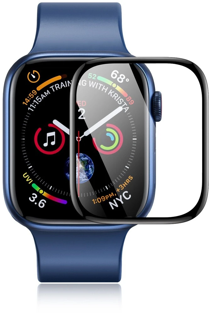 LCD apsauginis stikliukas Dux Ducis Pmma (2Pack) Apple Watch 41mm juodas
