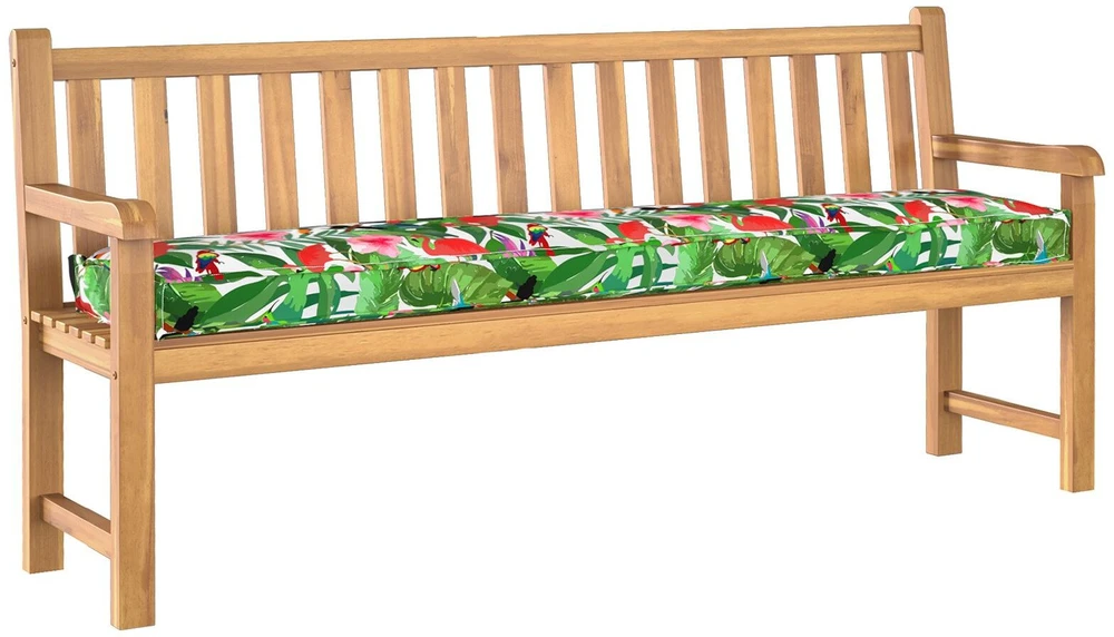 Pallet pagalvė Gėlių Tropinė džiunglė 200 x 40 x 8 cm