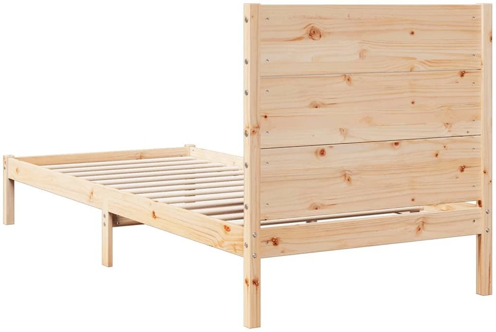 Lova Lovos rėmas be čiužinio, 90x210cm, medienos masyvas, itin ilgas