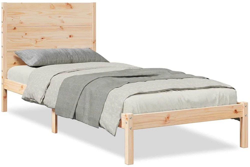 Lova Lovos rėmas be čiužinio, 90x210cm, medienos masyvas, itin ilgas