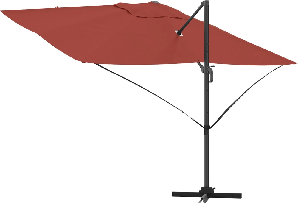 Skėtis nuo saulės 351 x 250 x 260 cm Poliesteris ir aliuminis