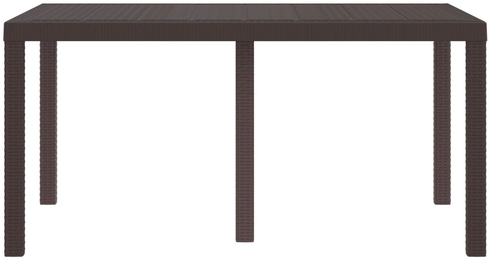 Sodo stalas Ruda 150 x 100 x 73 cm poliratanas