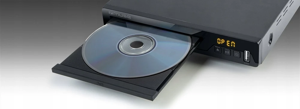 Vaizdo grotuvas DVD grotuvas Muse, HDMI, USB, juodas