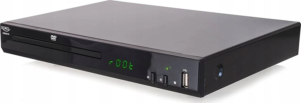 Vaizdo grotuvas Carruzzo Xoro HSD 8470 DVD grotuvas Juoda, Pilka