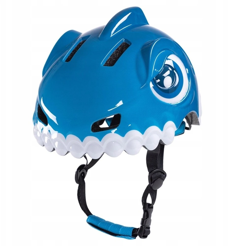 Wozinsky Children's Bike Helmet Dinosaur Pattern S - Mėlyna